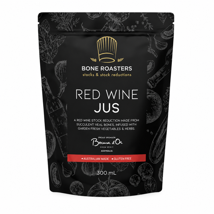 Edlyn Bone Roasters Red Wine Jus 25 Brix 300mL