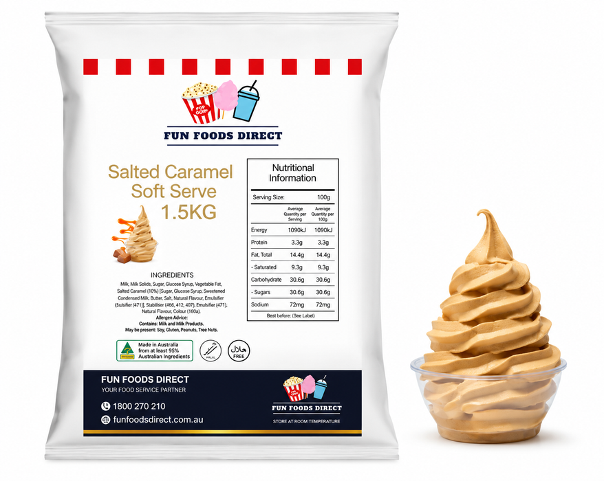 Salted Caramel Soft Serve