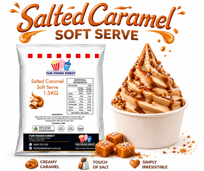 Salted Caramel Soft Serve