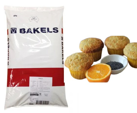 Bakels Orange and Poppy Seeds Cake Mix 15kg