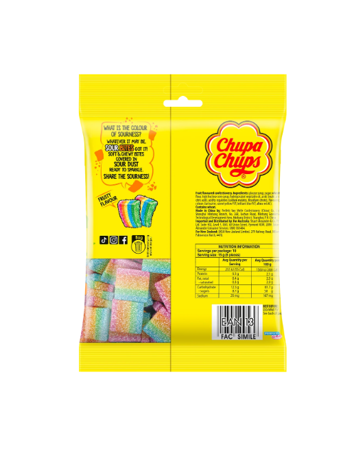 Chupa Chups Sour Bites 150g
