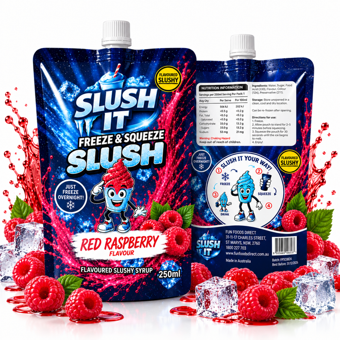Slush It Freeze Squeeze Slush – Red Raspberry 250ml