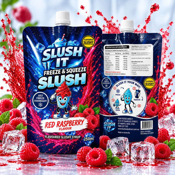 Slush It Freeze Squeeze Slush – Red Raspberry 250ml