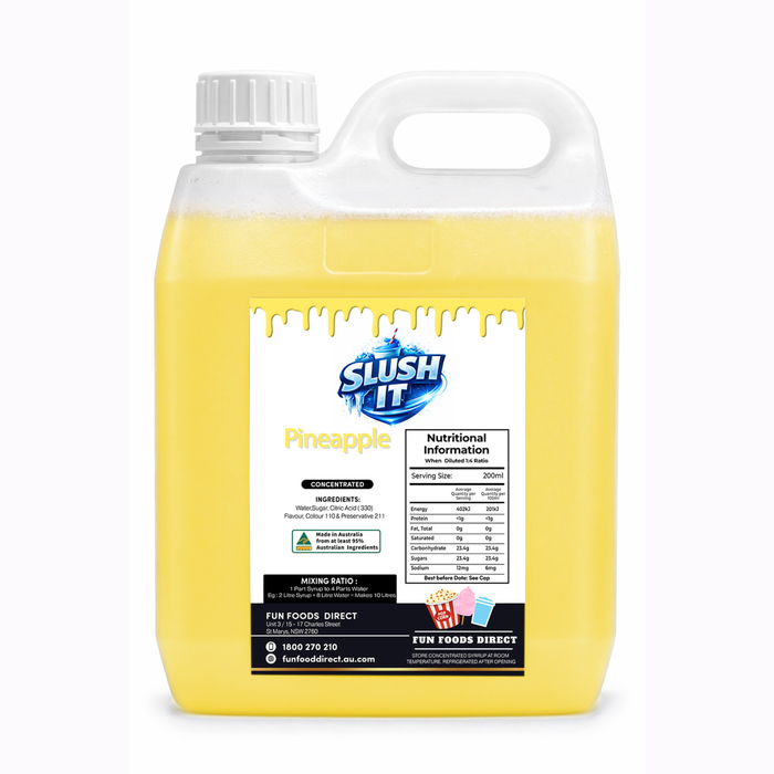 Pineapple Sno Cone Flavour Bottle