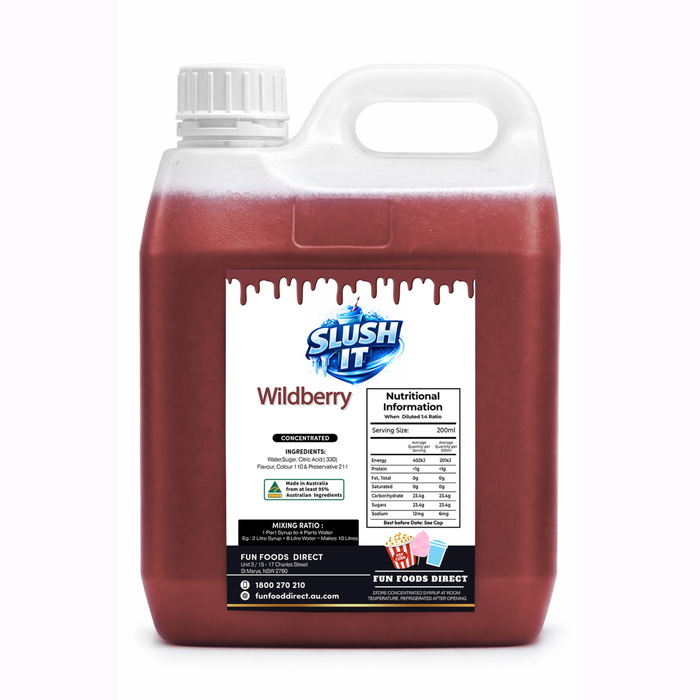 Wildberry Cordial Mixes 2L