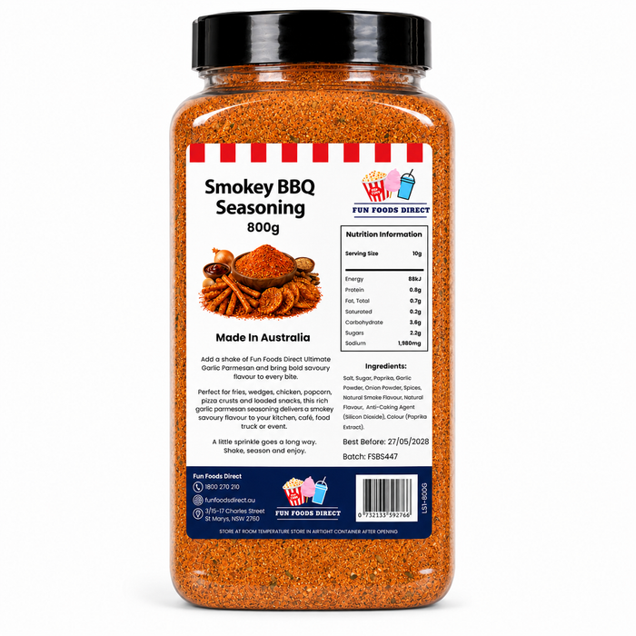 Smokey BBQ Seasoning – 60g Bold, Smokey BBQ Flavour in Every Sprinkle