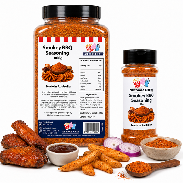 Smokey BBQ Seasoning – 60g Bold, Smokey BBQ Flavour in Every Sprinkle