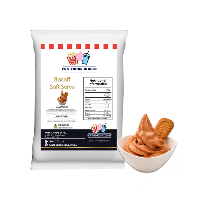 Biscoff Soft Serve Mix - Premium Biscoff Flavour!