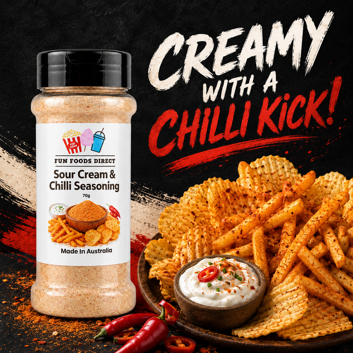 Sour Cream & Chilli Seasoning | Creamy Spicy Flavour Boost for Chips & Snacks