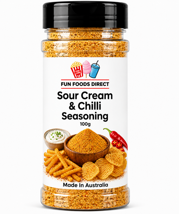 Sour Cream & Chilli Seasoning 100g | Creamy Spicy Flavour Boost for Chips & Snacks