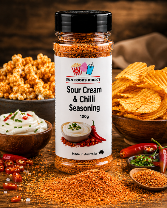 Sour Cream & Chilli Seasoning 100g | Creamy Spicy Flavour Boost for Chips & Snacks