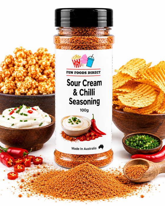 Sour Cream & Chilli Seasoning 100g | Creamy Spicy Flavour Boost for Chips & Snacks