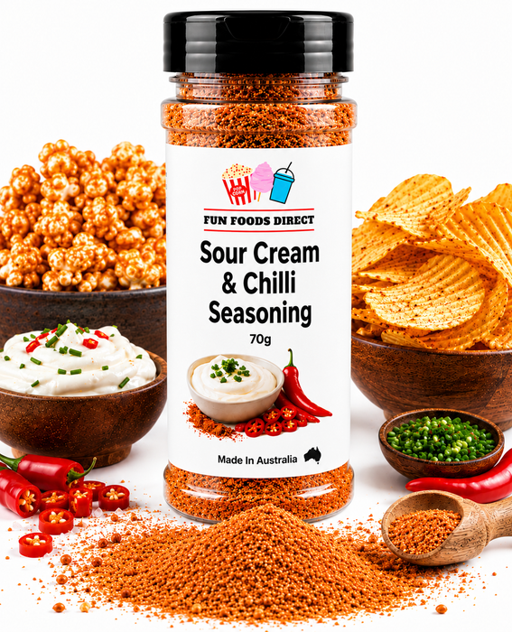 Sour Cream & Chilli Seasoning 70g | Creamy Spicy Flavour Boost for Chips & Snacks