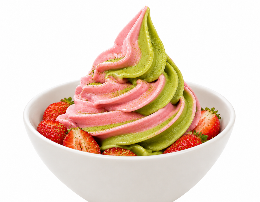 Strawberry Matcha Soft Serve Mix 1KG