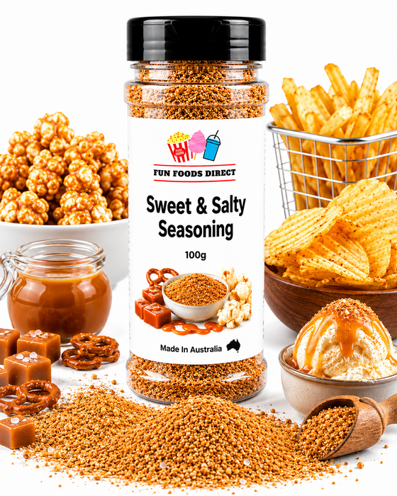 Sweet & Salty Seasoning 100g | Sweet Savoury Flavour Boost for Chips, Popcorn & Snacks