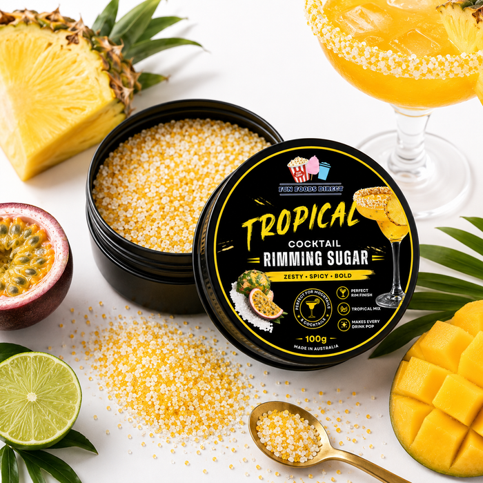 Tropical Cocktail Rimming Sugar 100g | Sweet, Refreshing & Perfect for Cocktails