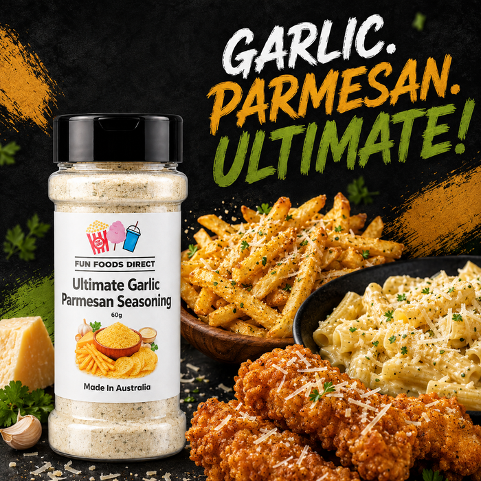 Ultimate Garlic Parmesan Seasoning | Savoury Flavour Boost for Chips, Pasta & Snacks