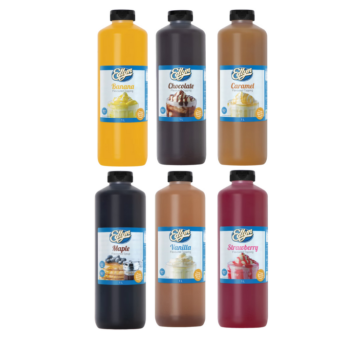 Edlyn Flavoured Milkshake Ice Cream Toppings 1L