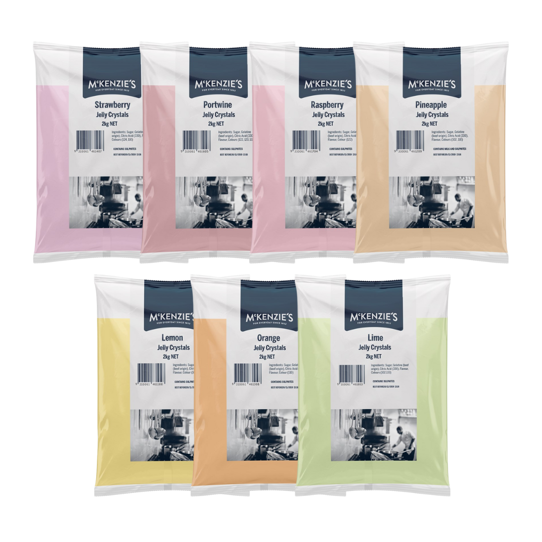 McKenzies Traditional Jelly Crystals 2kg - Delicious Desserts — Fast ...