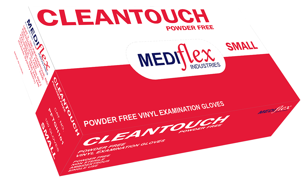 Vinyl Gloves Powder-Free Small (S) 100’s