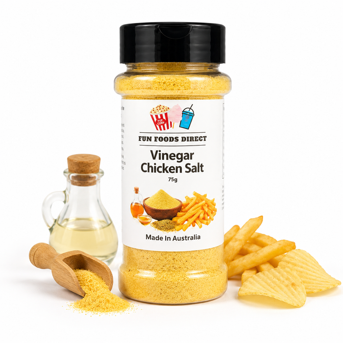 Vinegar Chicken Salt Seasoning | Tangy Flavour Boost for Chips, Popcorn & Snacks