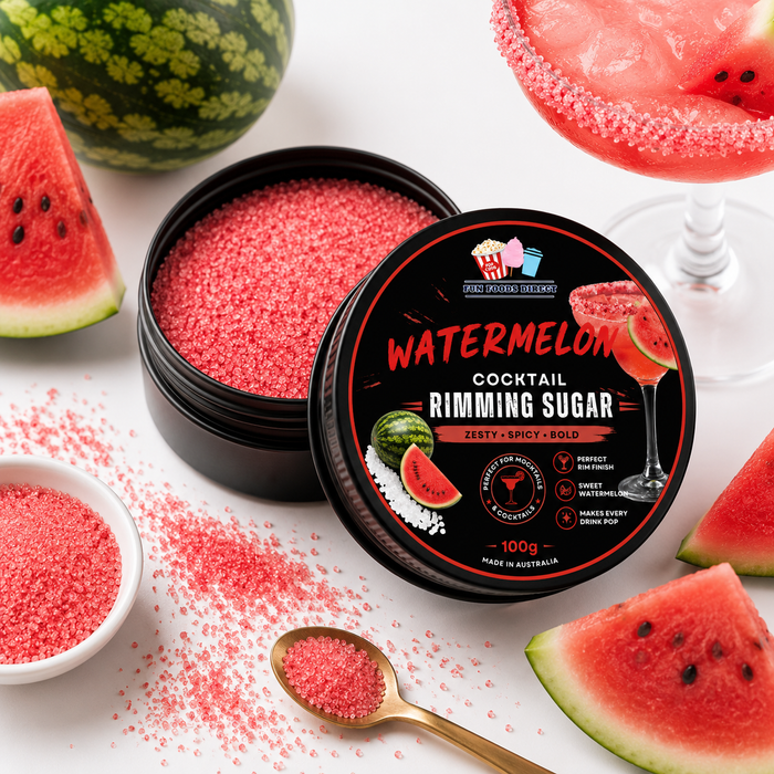 Watermelon Cocktail Rimming Sugar 100g | Sweet, Refreshing & Perfect for Cocktails
