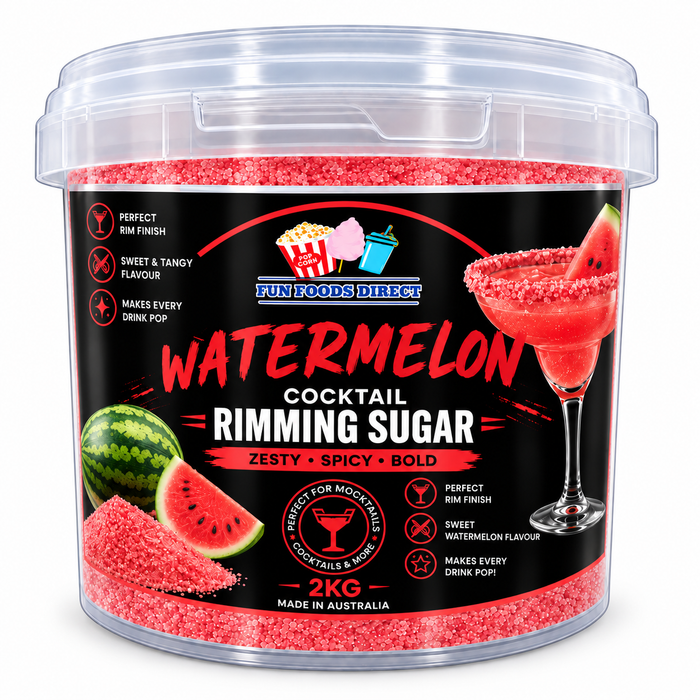 Watermelon Cocktail Rimming Sugar | Sweet, Refreshing & Perfect for Cocktails