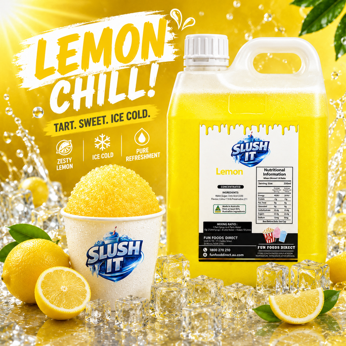 Lemon Sno Cone Flavour Bottle