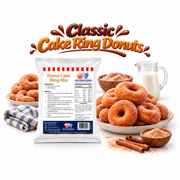 Halloween Donut Decorating Bundle – Cake Donut Mix, Cinnamon Sugar & Sprinkles
