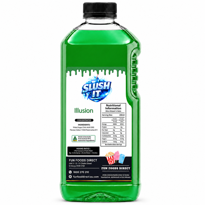 Illusion Slush / Slushie Mix Bottles