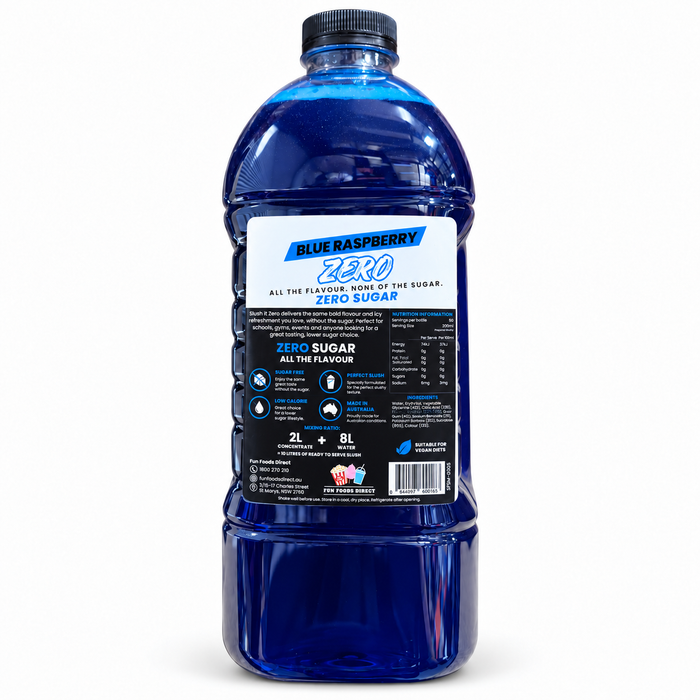Slush It Zero Blue Raspberry Slushy Syrup – 2L