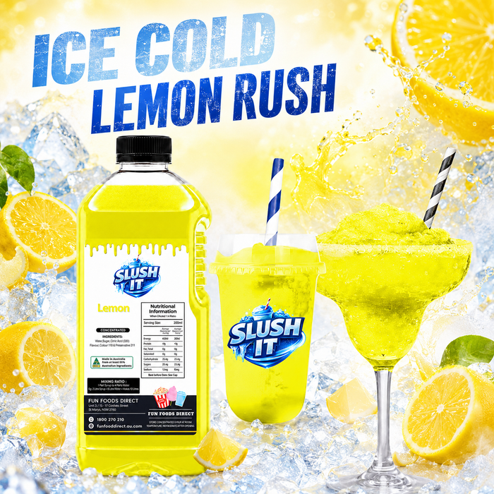 Lemon Slush / Slushie Mix Bottles