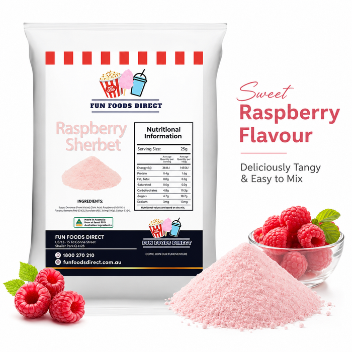 Bulk Sherbet Powder Raspberry