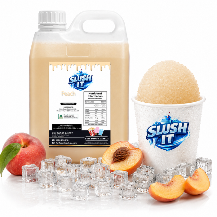 Peach Sno Cone Flavour Bottle 2L