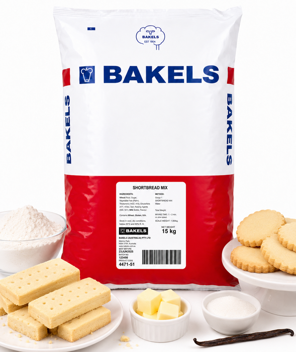 Bakels Shortbread Mix 15KG Bag