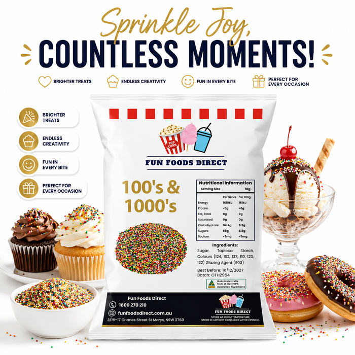Non Pareils Rainbow 100's & 1000's