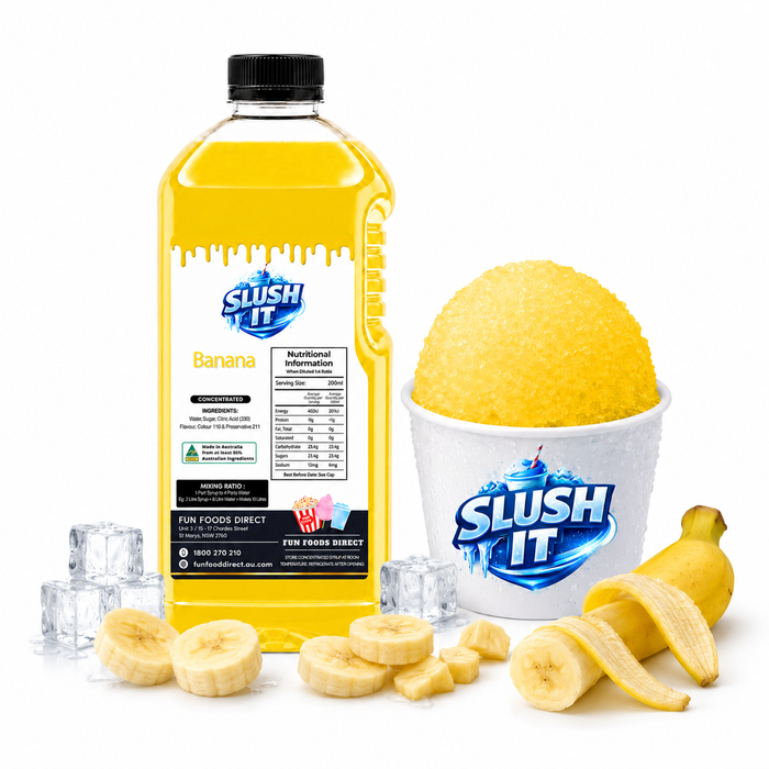 Banana Sno Cone Flavour Bottle