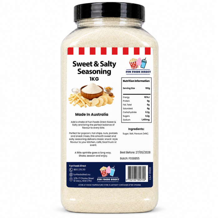 Sweet & Salty Seasoning | Sweet Savoury Flavour Boost for Chips, Popcorn & Snacks