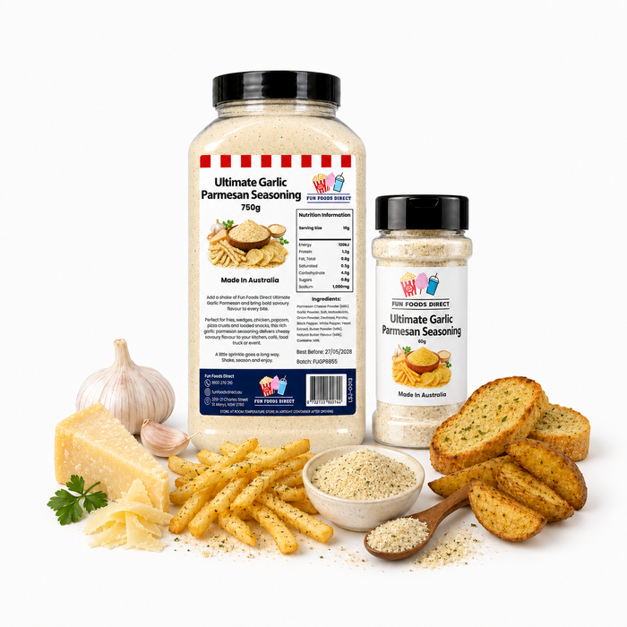 Ultimate Garlic Parmesan Seasoning | Savoury Flavour Boost for Chips, Pasta & Snacks