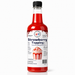 Strawberry dessert topping syrup in a bottle, perfect for milkshakes, sundaes, and drinks.