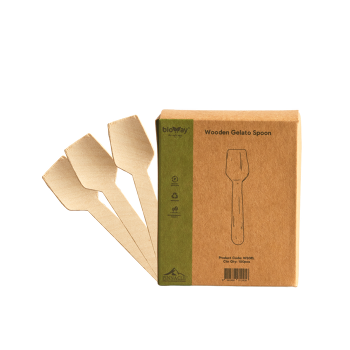 Wooden Gelato Spoon 100's