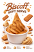 Biscoff soft serve mix - creamy Biscoff flavor served in a cup with cookie crumbles on top.