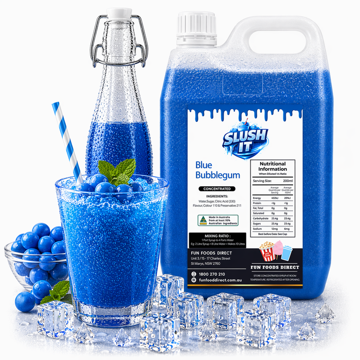 Blue Bubblegum Cordial Mixes 2L