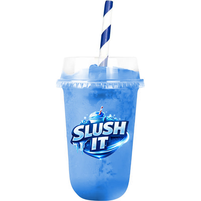 Blue Bubblegum Slush / Slushie Mix Bottles