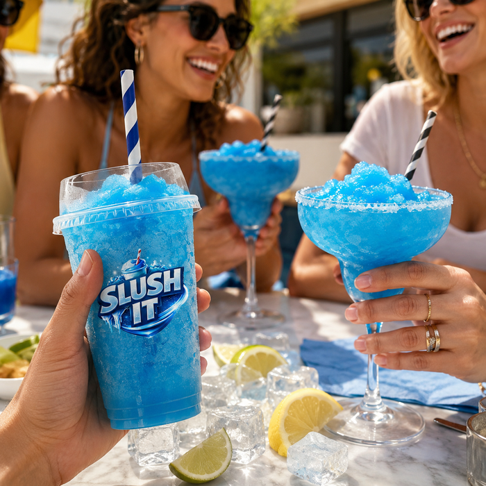 Blue Lagoon Slush / Slushie Mix Bottles