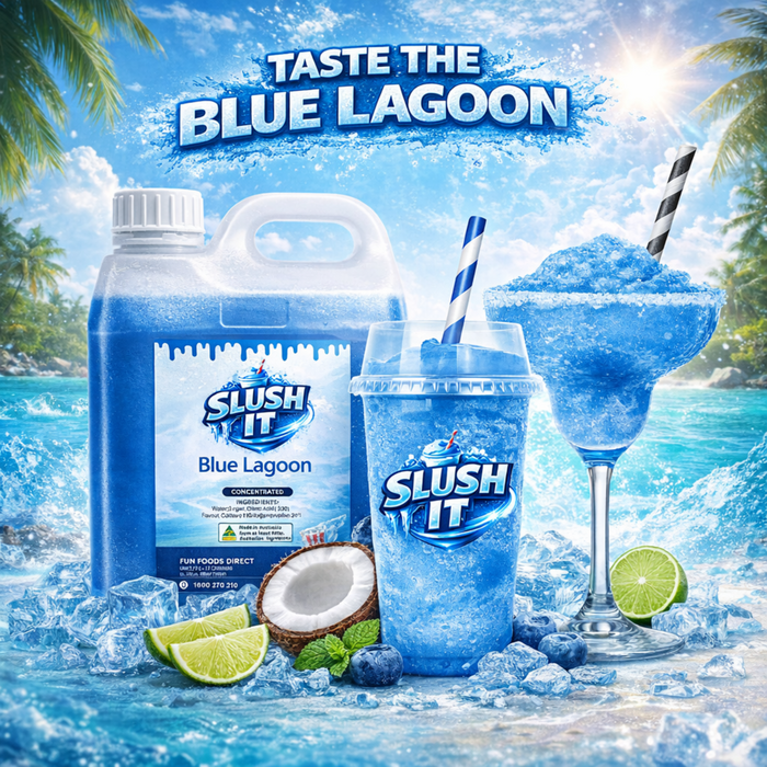 Blue Lagoon Slush / Slushie Mix Bottles