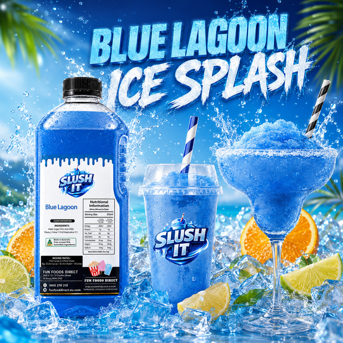 Blue Lagoon Slush / Slushie Mix Bottles