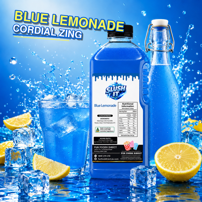 Blue Lemonade Cordial Mixes 2L