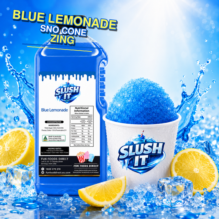 Blue Lemonade Sno Cone Flavour 2L Bottle