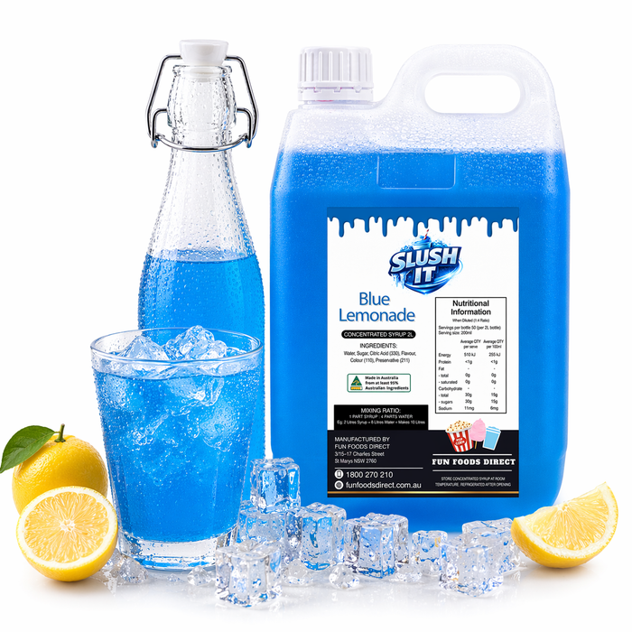 Blue Lemonade Cordial Mixes 2L